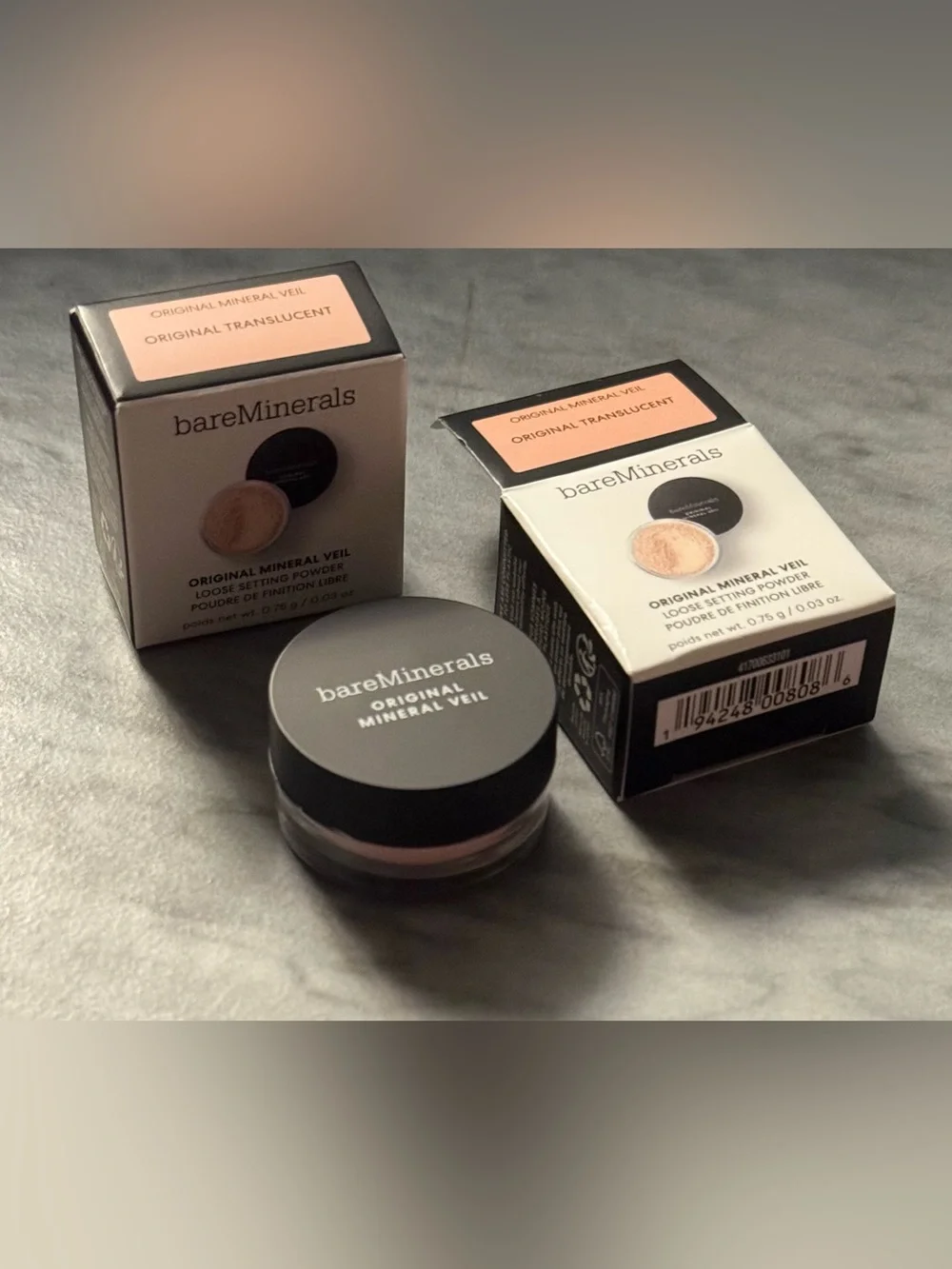 bareMinerals Original Mineral Veil Setting Powder Original Translucent 0.75g Set